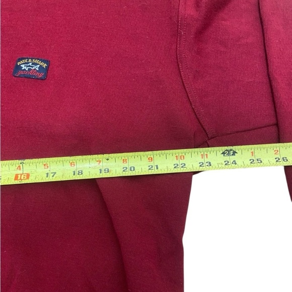 Paul & Shark Red Pullover Wool Elbow Patch Yacht Club L/XL ? - Picture 4 of 7